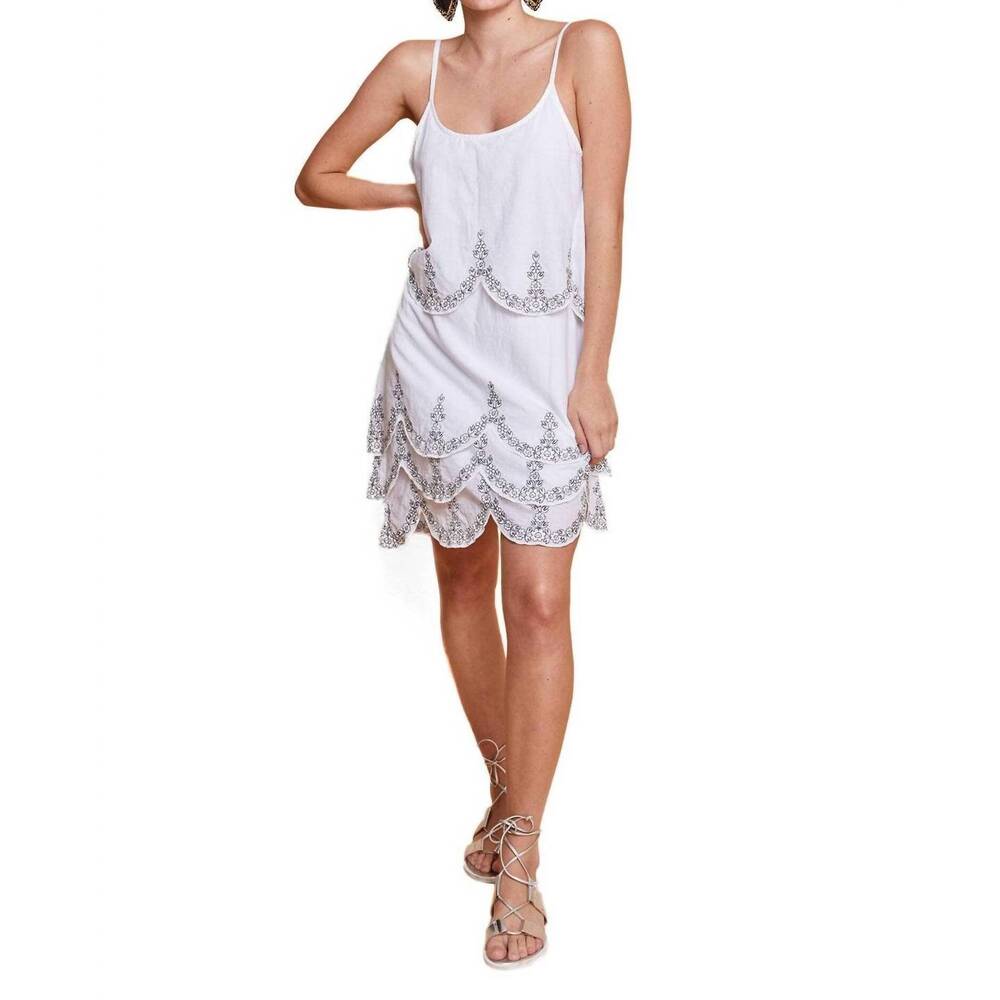 NEW GUADALUPE DESIGN mariane mini dress in white